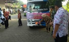 Pelepasan Logistik Pemilu 2019 oleh Ibu Bupati Gunungkidul