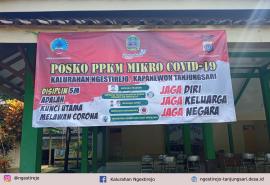 Posko PPKM Mikro Covid-19 Kalurahan Ngestirejo