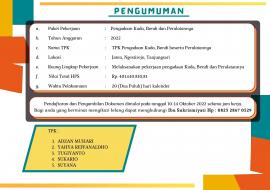 Pengumuman Lelang Pengadaan Kuda