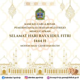 Selamat Hari Raya Idul Fitri 1444 H