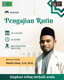 Pengajian Rutin Pemerintah Kalurahan Ngestirejo