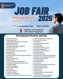 JOB FAIR AKBAR 2025 Dinas Ketenagakerjaan dan Transmigrasi DIY