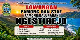Lowongan Pamong dan Staf Pamong Kalurahan Ngestirejo Tahun 2026